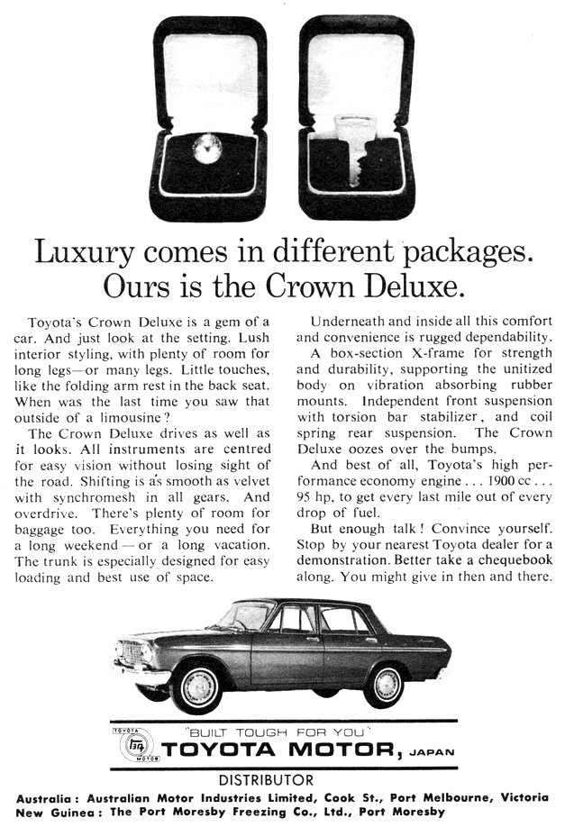 1965 Toyota Crown Deluxe Sedan